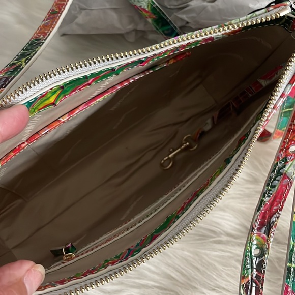 Brahmin Shayna Utopia Print Crossbody Bag & Ady Wallet NWT SELLING AS A SET - Picture 4 of 14